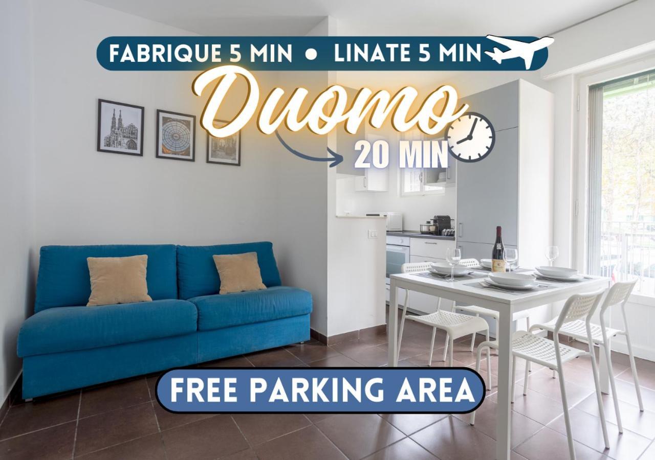 Appartement Duomo-Linate-Fabrique, Casa Accogliente Con Parcheggi Gratis à Milan Extérieur photo